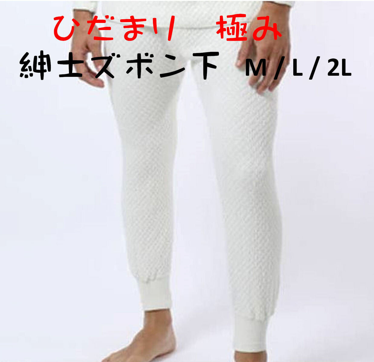 【ひだまり極】暖か 極 紳士ズボン下 健康肌着 M/L/LL