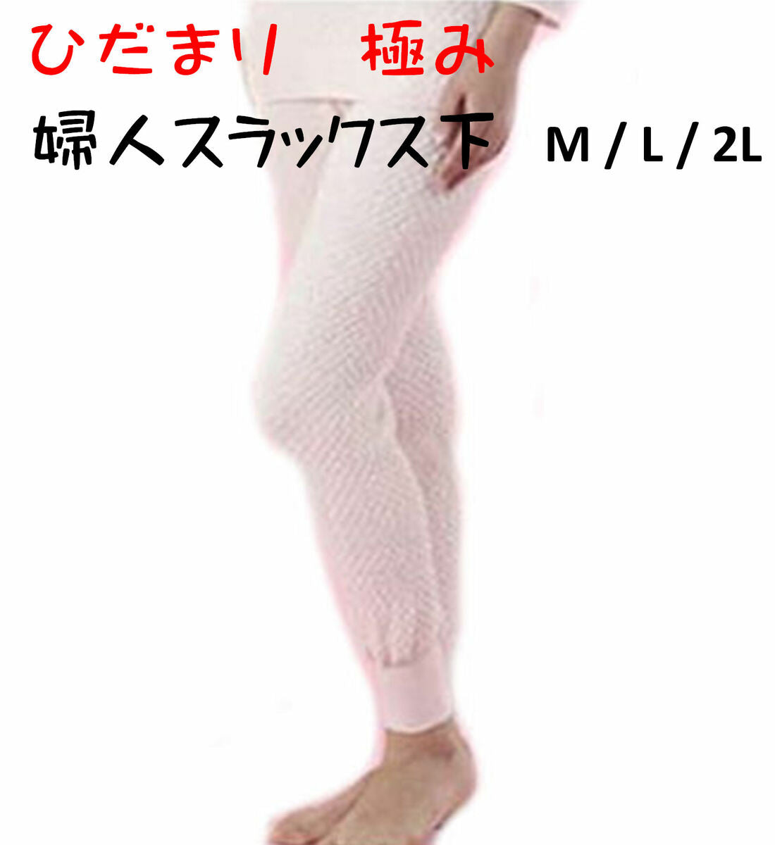 【ひだまり極】暖か 極 婦人 長スラックス下 健康肌着 M/L/LL