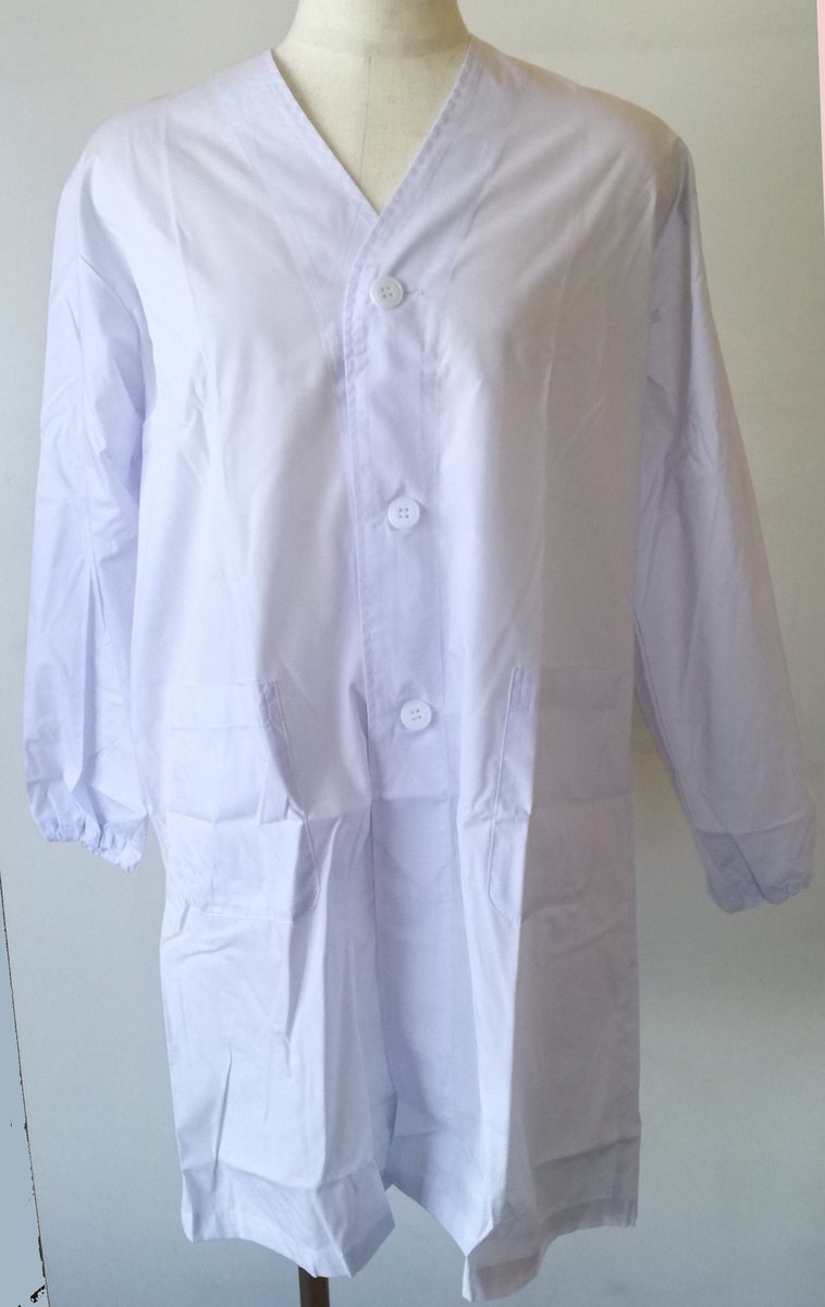 給食 白衣 シングルボタン スクール ランチ サイズ 4号-6号