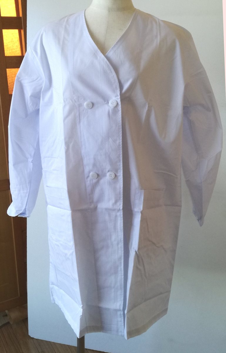 給食用白衣 ダブルボタン スクールランチ用コレクション 4号~6号