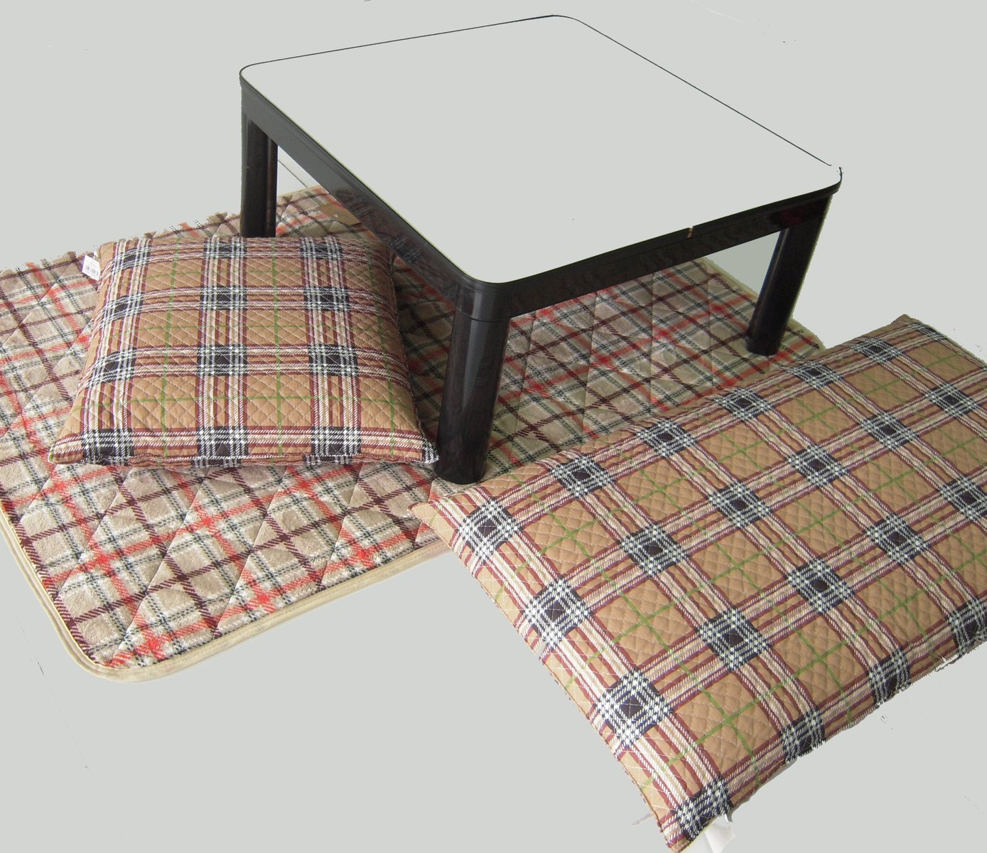 起毛こたつペット 95×145cm 格子 チェック 無地