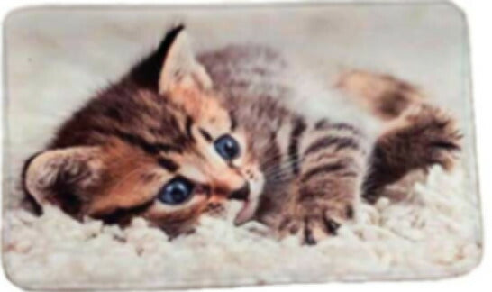 動物 バスマット クッションマット 40*60cm 裏ノンスリップ加工 選べる5柄