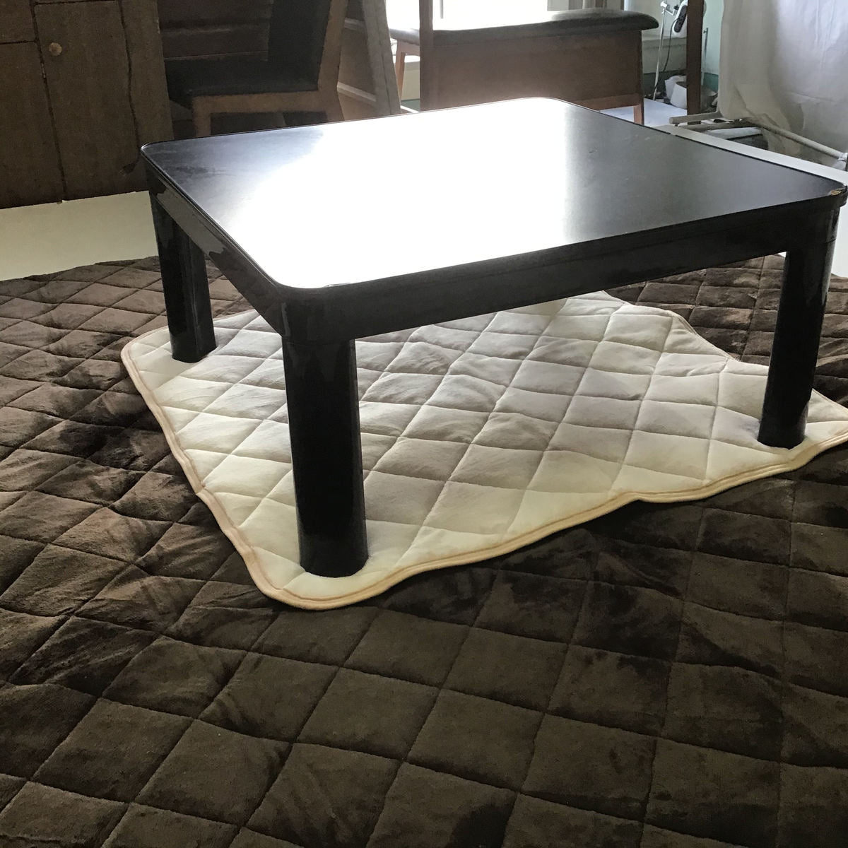 起毛こたつペット 95×145cm 格子 チェック 無地