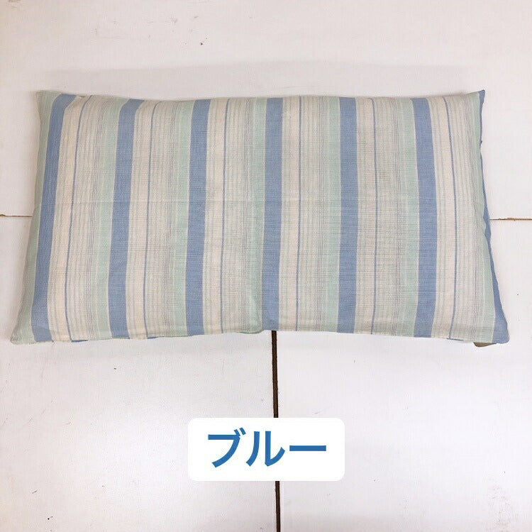 長座布団カバー 綿100% 68×120cm しじら素材の先染めカバー 選べる6柄でおしゃれなインテリア感覚