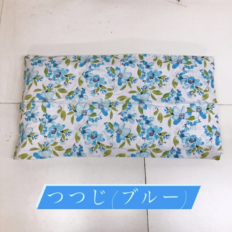 長座布団 カバー 長座布団カバー 60×110cm 肌に優しい 綿100% 厚地の生地使用 選べる 柄 花柄 洋風 モダン おしゃれ かわいい フェミニン ピンク ブルー 長座布団 長ざぶとん カバー 長座ぶとん クッション 座椅子