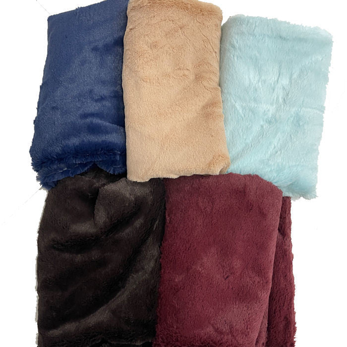 長座布団カバー 60x110cm 起毛 無地 冬素材 マイクロ繊維使用 ツルツル肌触り