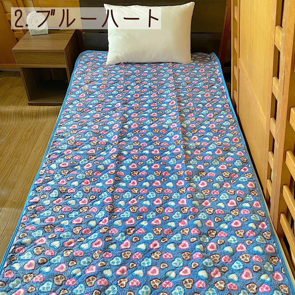 あったか起毛敷きパッド シングル 100×200cm 選べる色・柄