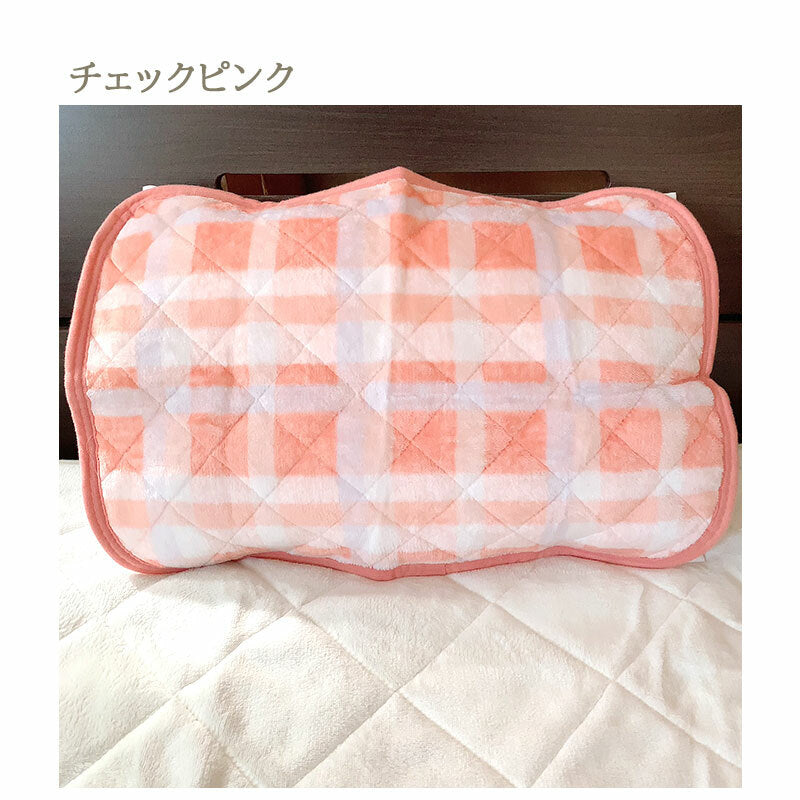 枕パッド 冬用 35×50cm 起毛プリント全4柄 北欧風 なめらか暖か マイクロファイバー