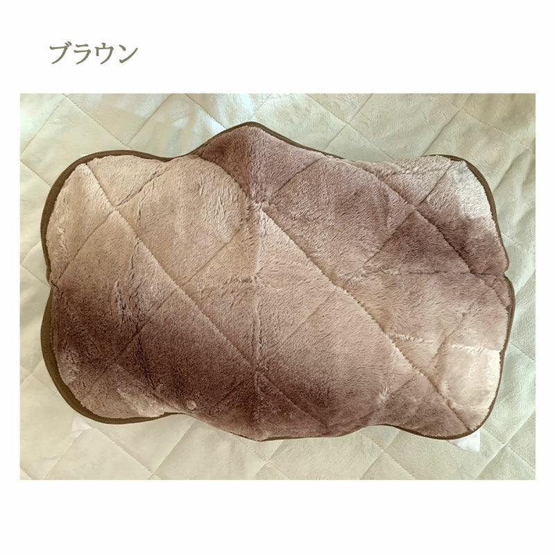枕パッド 冬用 43×63cm ホワイト 起毛マイクロファイバー