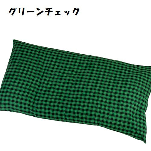 薄手ツイルチェック柄長座布団カバー 60×110cm(全色)ファスナー付き