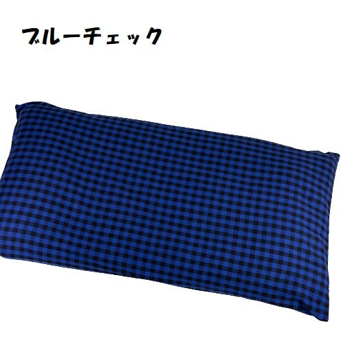 薄手ツイルチェック柄長座布団カバー 60×110cm(全色)ファスナー付き
