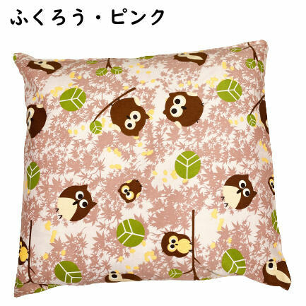 座布団カバー 55x59cm ツイル 綿ポリ混合 プリント柄 オールシーズン対応