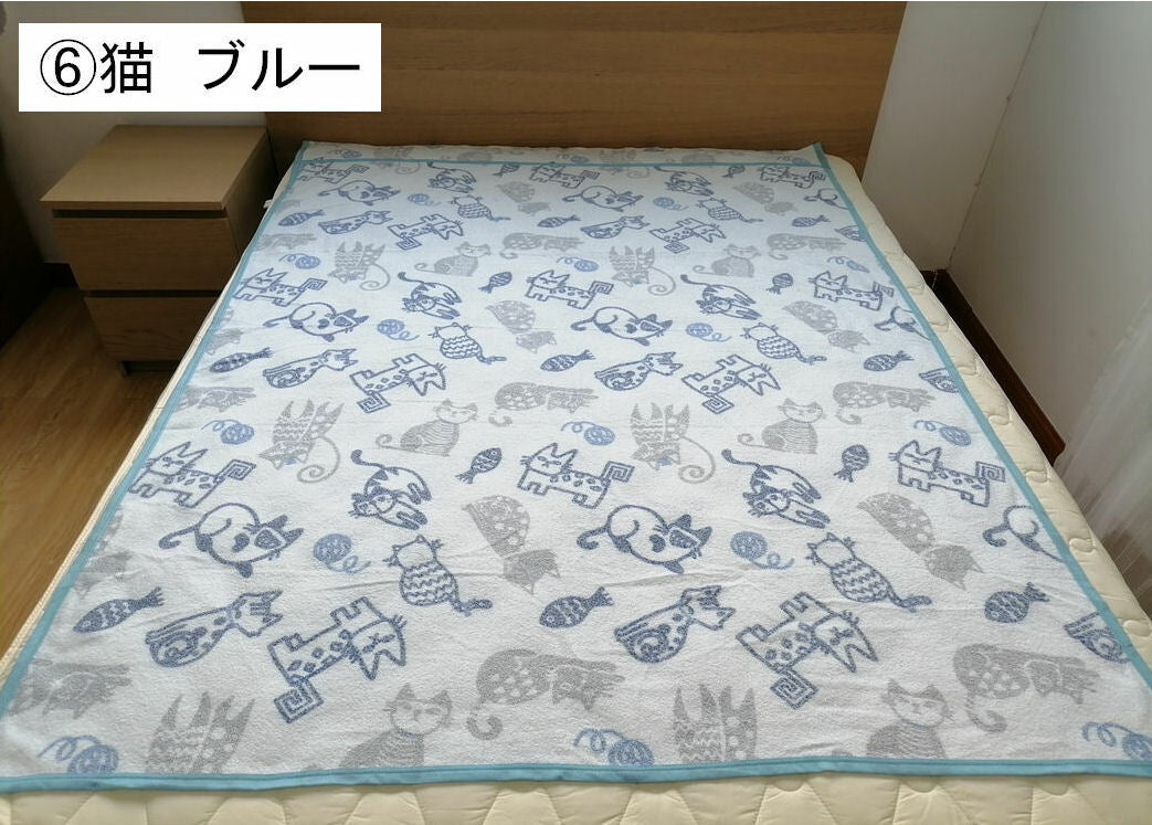 タオルケット シングル 140×190cm 夏布団 選べる色・柄【送料無料】