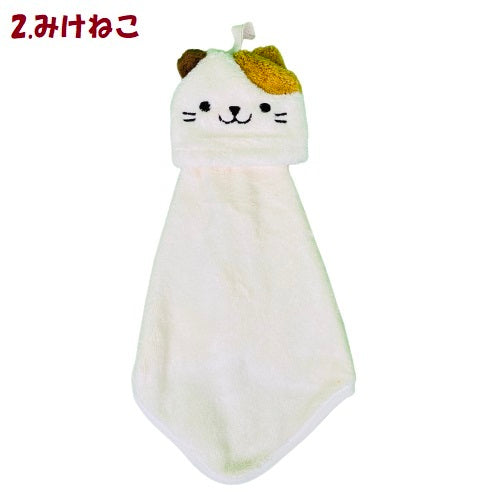 マスコットタオル WAKUWAKU ANIMAL シンプルかわいいタオル 20cm×38cm