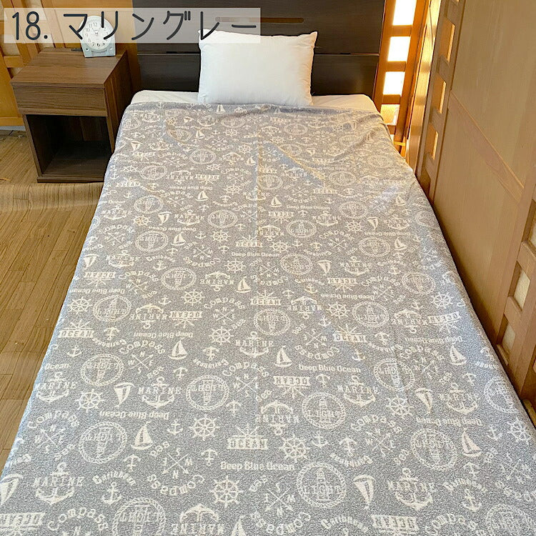 タオルケット シングル 140×190cm 夏布団 選べる色・柄【送料無料】