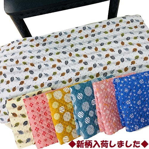 長座布団カバー 60×110cm キルティング 和風・ドット・フォレスト・リーフ・ダイヤ・小花柄 おしゃれなカバー