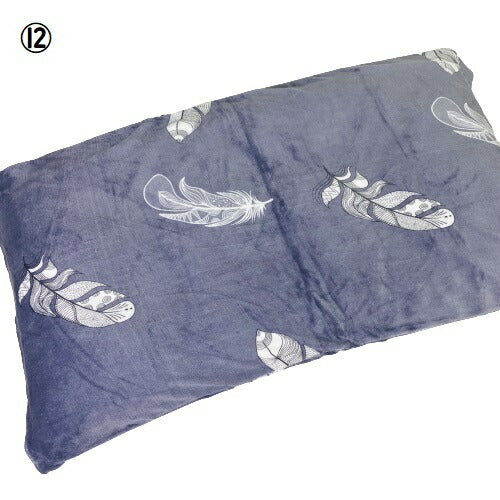 大判 長座布団カバー 68×120cm 起毛 プリント柄 ふわふわあったか