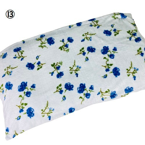 大判 長座布団カバー 68×120cm 起毛 プリント柄 ふわふわあったか