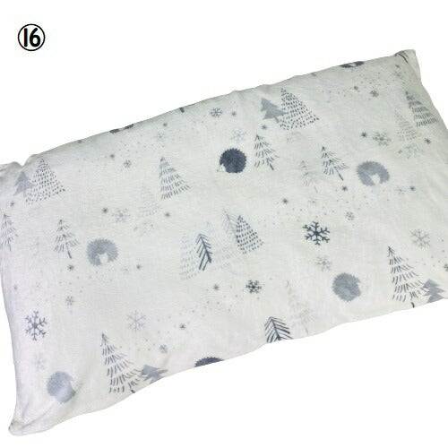 大判 長座布団カバー 68×120cm 起毛 プリント柄 ふわふわあったか