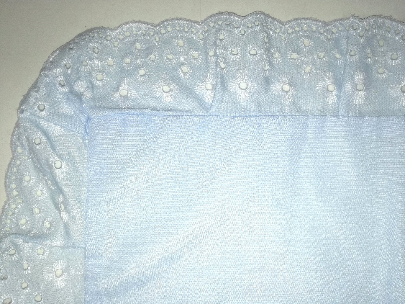 枕カバー 35×50cm エレガントな刺繍レース&リボン付き 全3色