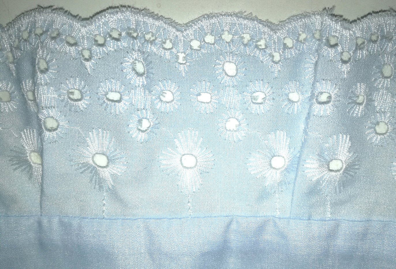 枕カバー 45×70cm エレガントな刺繍レース&リボン付き 全3色