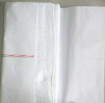 【30枚単位】中国製 200匁 お年賀タオル(挨拶タオル) のし紙・名刺入れ付き