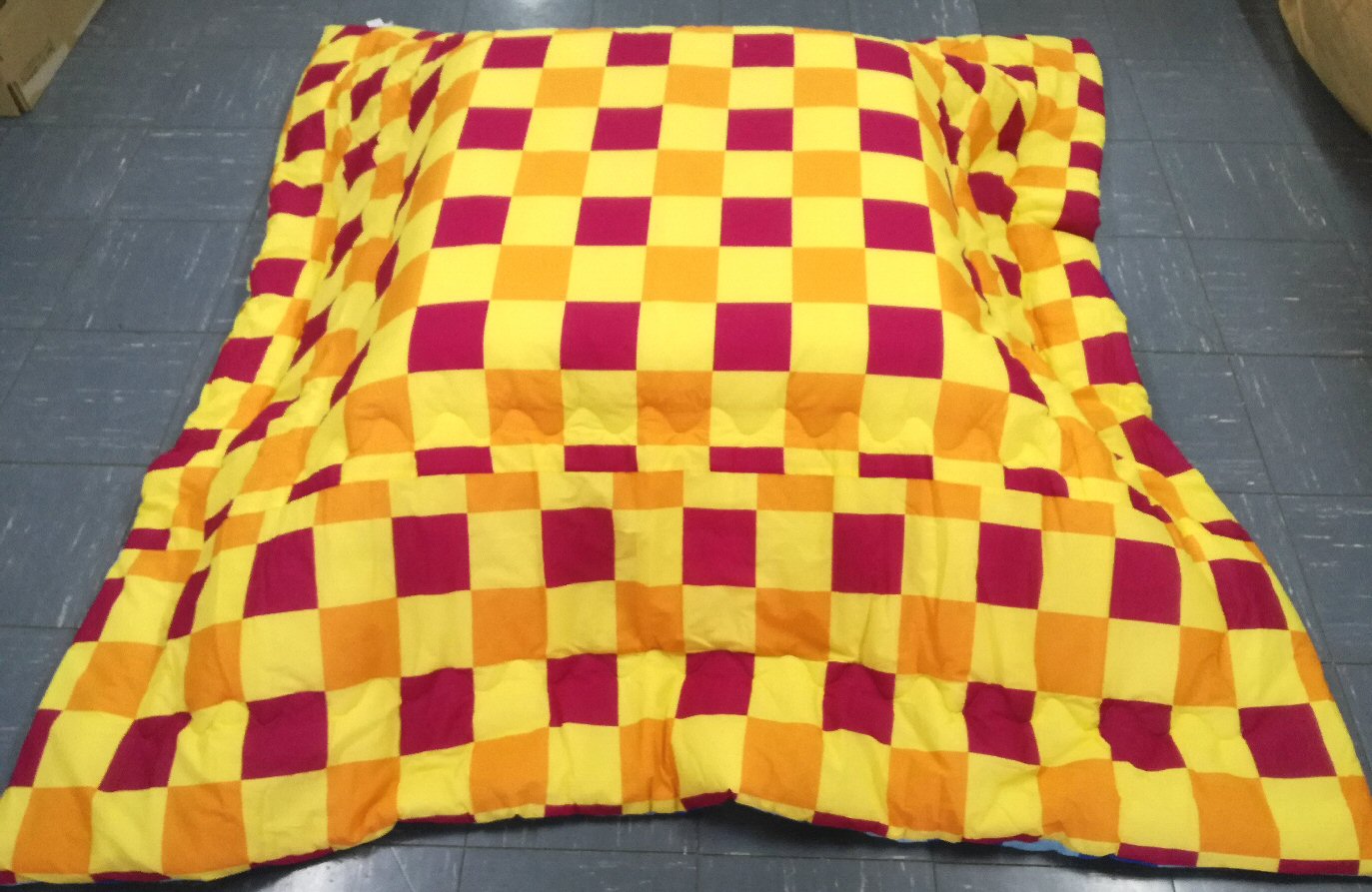 こたつ布団 大判 205×245cm(側寸220×260cm) リバーシブル カラフル格子 チェック柄