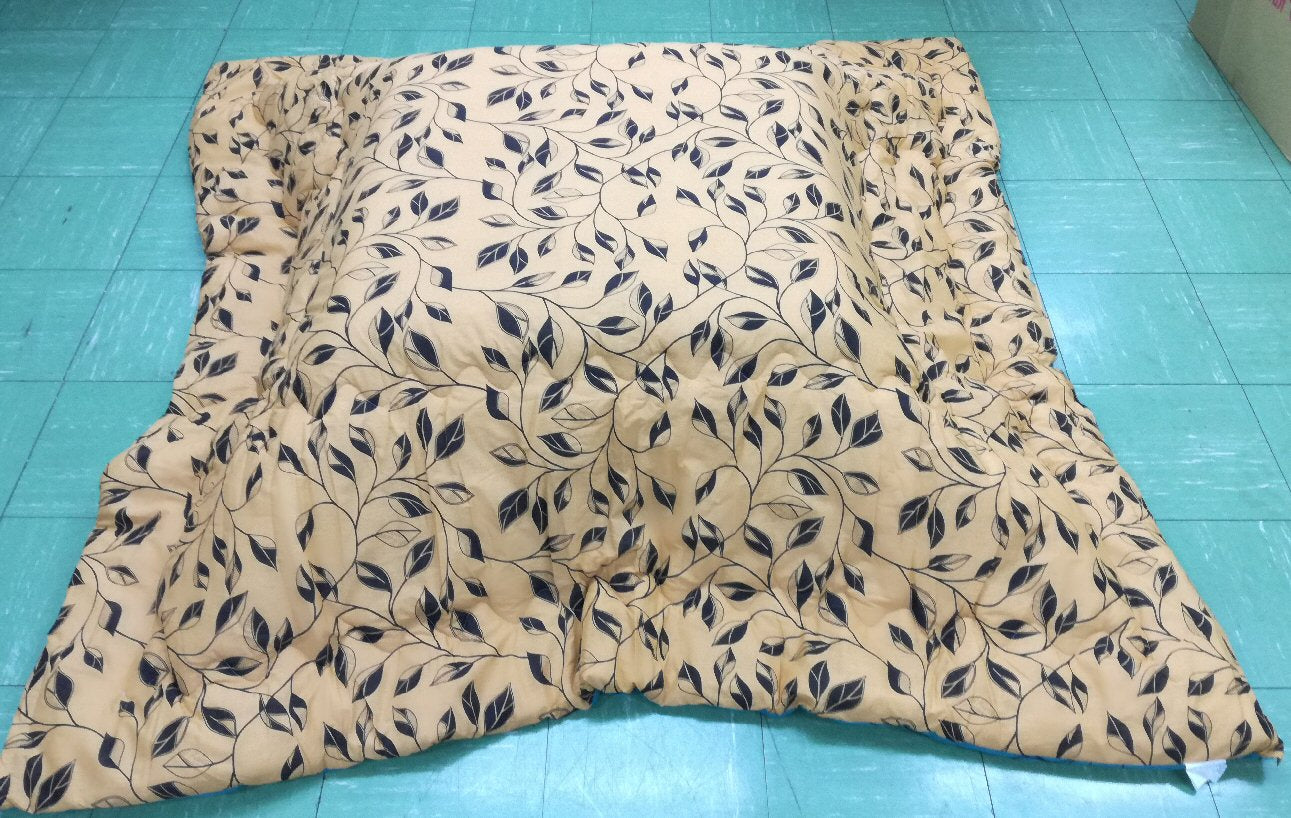 こたつ布団 大判 205×245cm(側寸220×260cm) リバーシブル リーフ ボタニカル柄