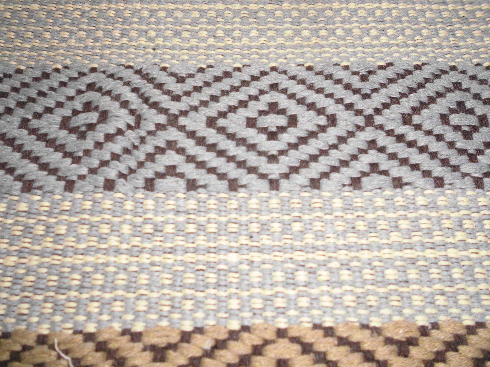 ラグマット 60×130cm アジアンテイスト エスニック インド綿タイプ