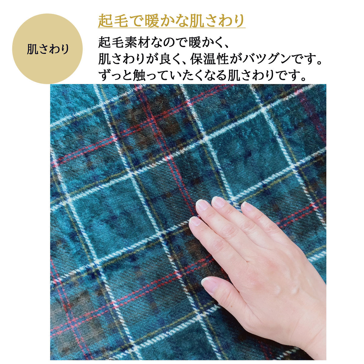 洋風モダンチェッククッション＆座布団カバー 55x59cm（グリーン/赤/ベージュ）